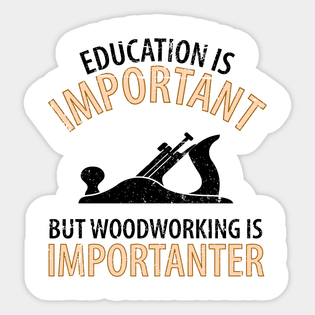 Wood Carpenter Joiner Woodcutter Craftsman Sticker by Johnny_Sk3tch